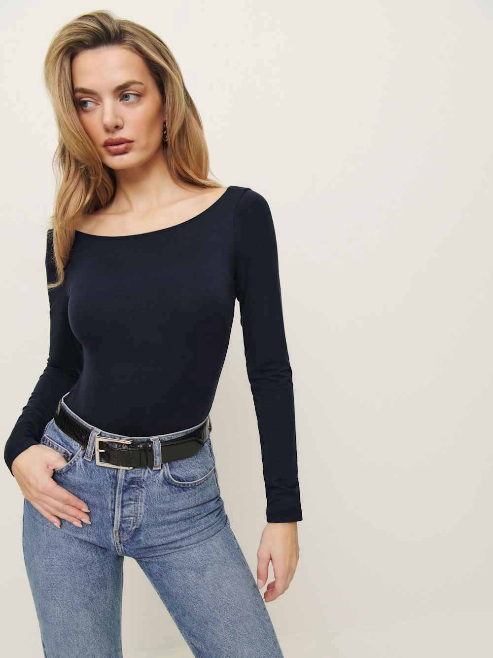 Reformation Serene Knit Bodysuit